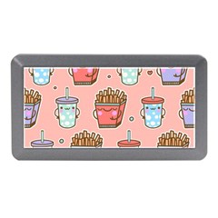 Cute Kawaii Food Seamless Pattern Memory Card Reader (mini) by Nexatart