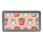 Cute Kawaii Food Seamless Pattern Memory Card Reader (Mini) Front