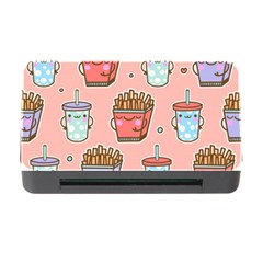 Cute Kawaii Food Seamless Pattern Memory Card Reader with CF