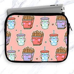 Cute Kawaii Food Seamless Pattern Apple iPad 2/3/4 Zipper Cases