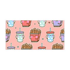 Cute Kawaii Food Seamless Pattern Yoga Headband