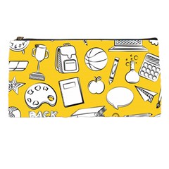 Pattern With Basketball Apple Paint Back School Illustration Pencil Cases by Nexatart