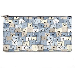 Cute Dog Seamless Pattern Background Pencil Cases by Nexatart