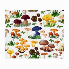 Mushroom Seamless Pattern Small Glasses Cloth by Nexatart