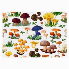 Mushroom Seamless Pattern Large Glasses Cloth (2 Sides) by Nexatart