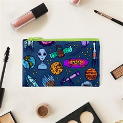 Space Sketch Set Colored Cosmetic Bag (xs) by Nexatart