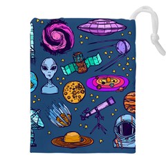 Space Sketch Set Colored Drawstring Pouch (4xl)