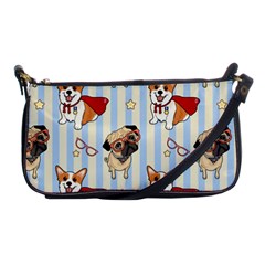 Pattern Dog Shoulder Clutch Bag by Nexatart