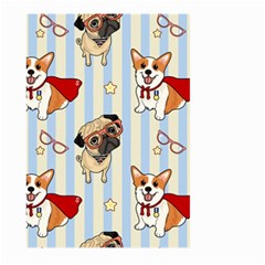 Pattern Dog Large Garden Flag (two Sides) by Nexatart