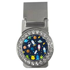 Big Set Cute Astronauts Space Planets Stars Aliens Rockets Ufo Constellations Satellite Moon Rover V Money Clips (cz)  by Nexatart