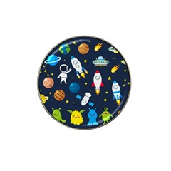 Big Set Cute Astronauts Space Planets Stars Aliens Rockets Ufo Constellations Satellite Moon Rover V Hat Clip Ball Marker by Nexatart