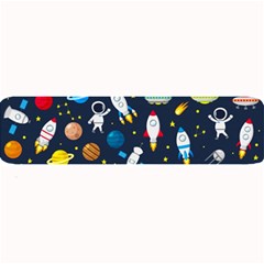 Big Set Cute Astronauts Space Planets Stars Aliens Rockets Ufo Constellations Satellite Moon Rover V Large Bar Mats