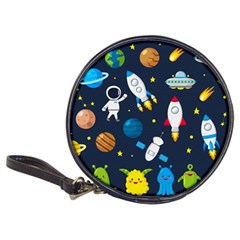 Big Set Cute Astronauts Space Planets Stars Aliens Rockets Ufo Constellations Satellite Moon Rover V Classic 20-CD Wallets