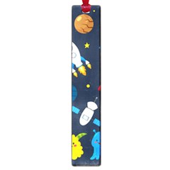 Big Set Cute Astronauts Space Planets Stars Aliens Rockets Ufo Constellations Satellite Moon Rover V Large Book Marks by Nexatart