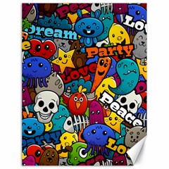 Graffiti Characters Seamless Pattern Canvas 18  X 24  by Nexatart