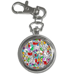 Graffiti Characters Seamless Pattern Key Chain Watches by Nexatart