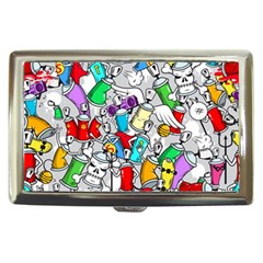 Graffiti Characters Seamless Pattern Cigarette Money Case by Nexatart