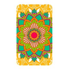 Mandala Patterns Yellow Memory Card Reader (rectangular) by Nexatart