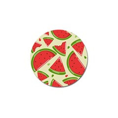 Cute Watermelon Seamless Pattern Golf Ball Marker (4 Pack) by Nexatart