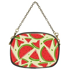 Cute Watermelon Seamless Pattern Chain Purse (two Sides) by Nexatart