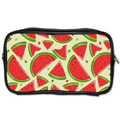 Cute Watermelon Seamless Pattern Toiletries Bag (one Side) by Nexatart