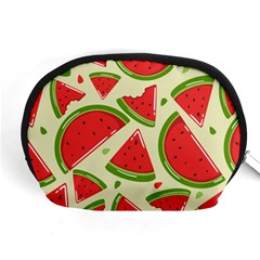 Cute Watermelon Seamless Pattern Accessory Pouch (medium) by Nexatart