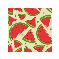 Cute Watermelon Seamless Pattern Small Satin Scarf (square) by Nexatart