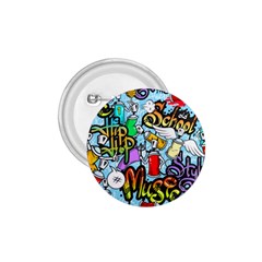 Graffiti Characters Seamless Patternm 1 75  Buttons by Nexatart