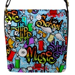 Graffiti Characters Seamless Patternm Flap Closure Messenger Bag (s) by Nexatart