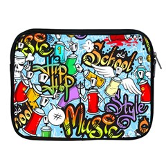 Graffiti Characters Seamless Patternm Apple Ipad 2/3/4 Zipper Cases by Nexatart