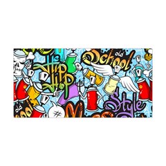 Graffiti Characters Seamless Patternm Yoga Headband by Nexatart