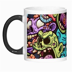 Zombie Heads Pattern Morph Mugs by Nexatart