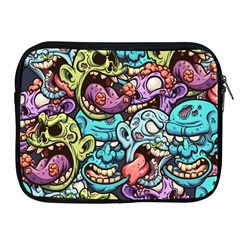 Zombie Heads Pattern Apple Ipad 2/3/4 Zipper Cases by Nexatart