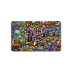 Graffiti Word Seamless Pattern Magnet (name Card) by Nexatart