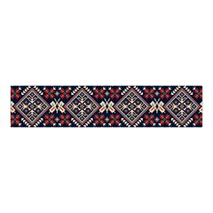 Ukrainian Folk Seamless Pattern Ornament Velvet Scrunchie by Nexatart