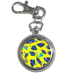 Leaves Pattern Picture Detail Key Chain Watches by Nexatart