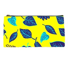 Leaves Pattern Picture Detail Pencil Cases by Nexatart