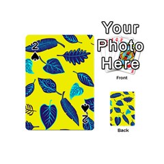 Leaves Pattern Picture Detail Playing Cards 54 Designs (mini)