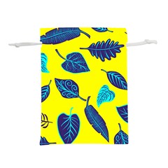 Leaves Pattern Picture Detail Lightweight Drawstring Pouch (l) by Nexatart