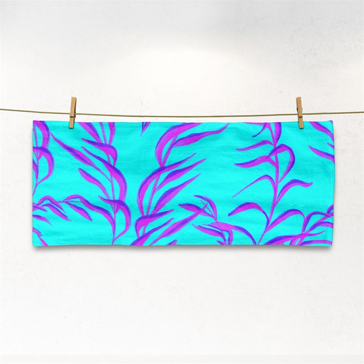 Branches Leaves Colors Summer Hand Towel