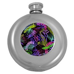 Leaves Nature Design Plant Round Hip Flask (5 oz)