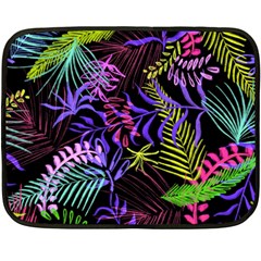 Leaves Nature Design Plant Fleece Blanket (Mini)