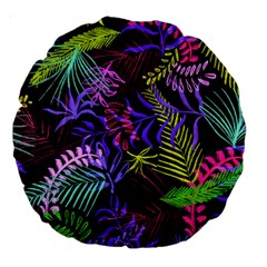 Leaves Nature Design Plant Large 18  Premium Round Cushions