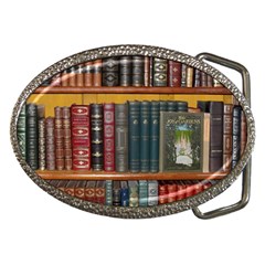 Books Library Bookshelf Bookshop Belt Buckles by Nexatart