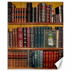 Books Library Bookshelf Bookshop Canvas 11  X 14  by Nexatart