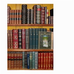 Books Library Bookshelf Bookshop Small Garden Flag (two Sides) by Nexatart