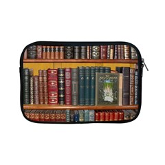 Books Library Bookshelf Bookshop Apple Ipad Mini Zipper Cases by Nexatart