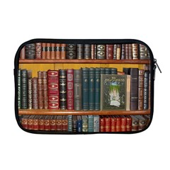 Books Library Bookshelf Bookshop Apple Macbook Pro 17  Zipper Case by Nexatart