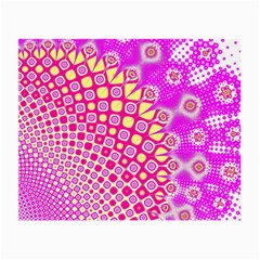 Digital Arts Fractals Futuristic Pink Small Glasses Cloth by Nexatart