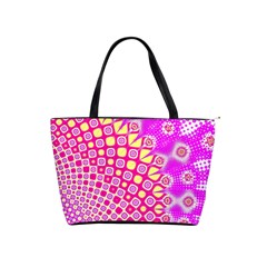 Digital Arts Fractals Futuristic Pink Classic Shoulder Handbag